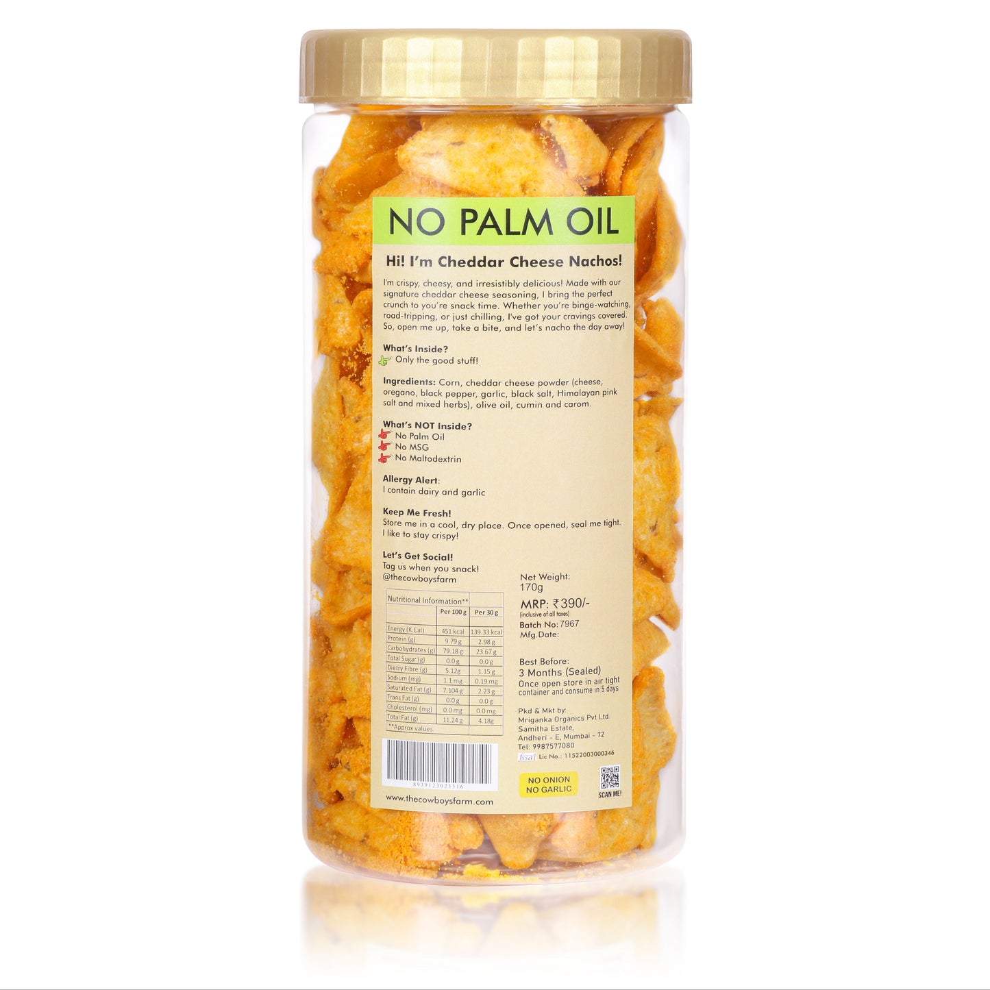 Cheddar Cheese Nachos