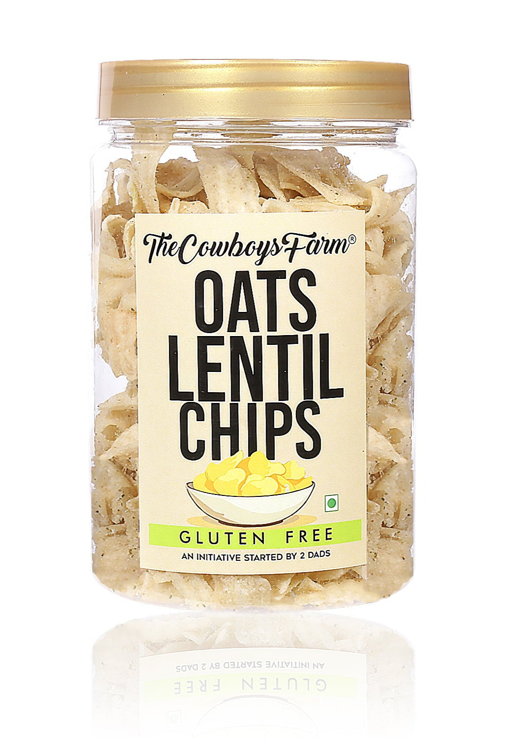 Oats Lentil Chips - Cream & Onion (Made with gluten free ingredients)