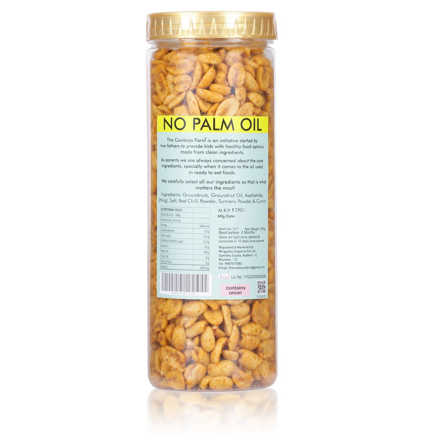 Crunchy Zingy Masala Peanuts (290 gms)