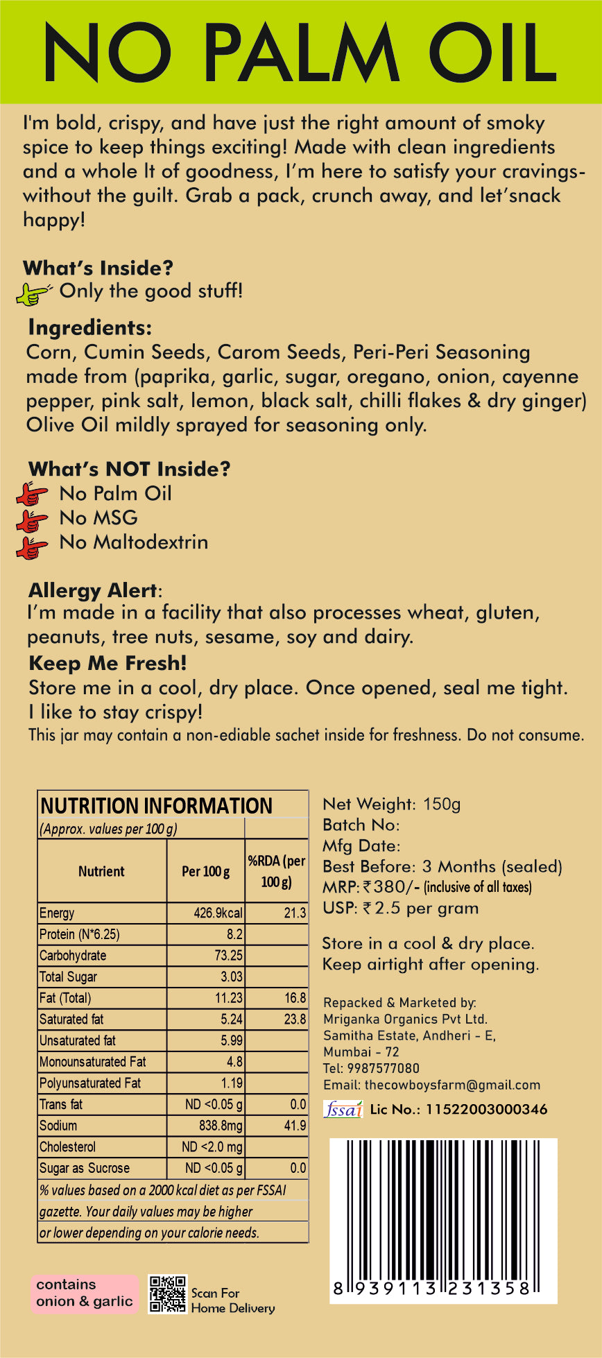 Smoky Peri Peri Nachos