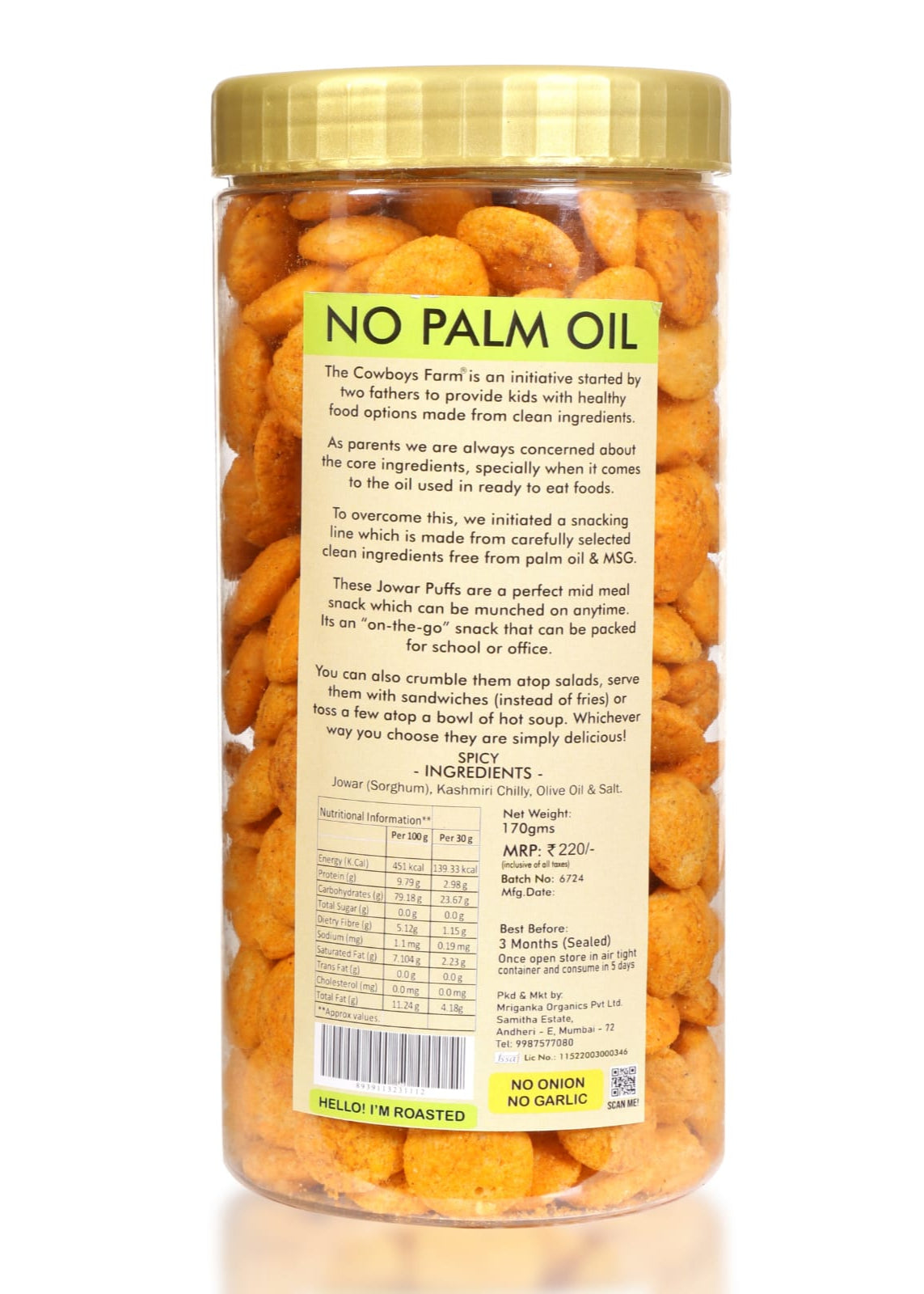 Spicy Jowar Puff