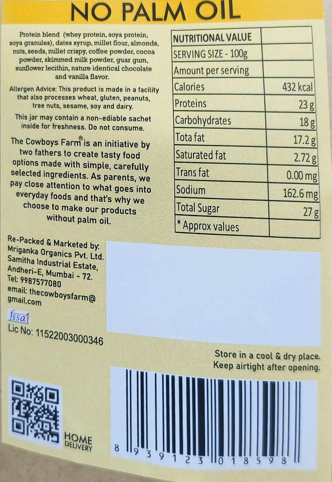 Millet Snack Bar - Coffee & Almonds (5 piece Value Pack)