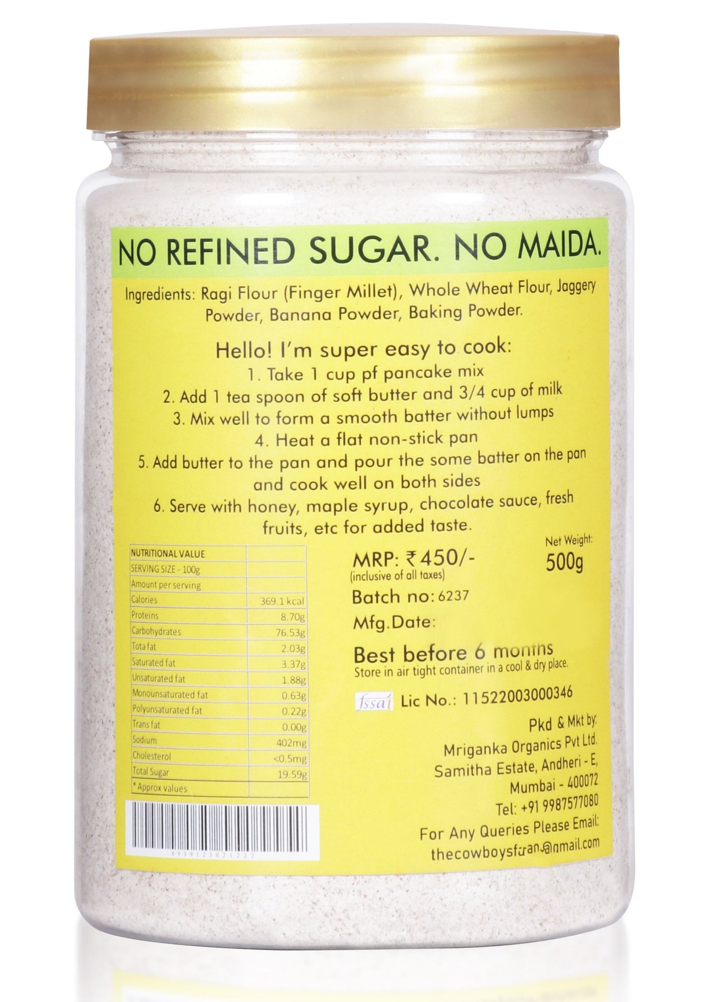 Banana Pancake Batter