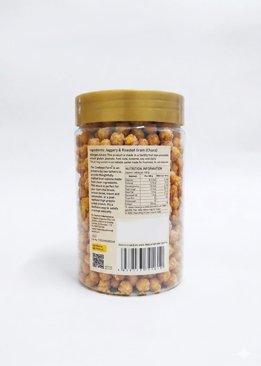 Jaggery Chana Pops (Made with gluten free ingredients)