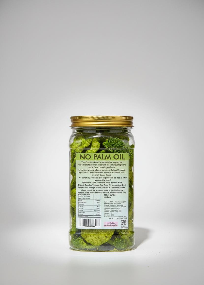 Broccoli Chips (Made with gluten free ingredients)