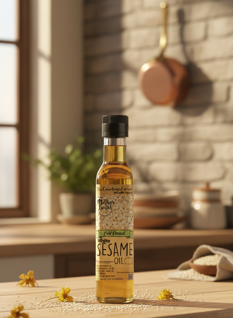 Cold Pressed White Seasame Oil