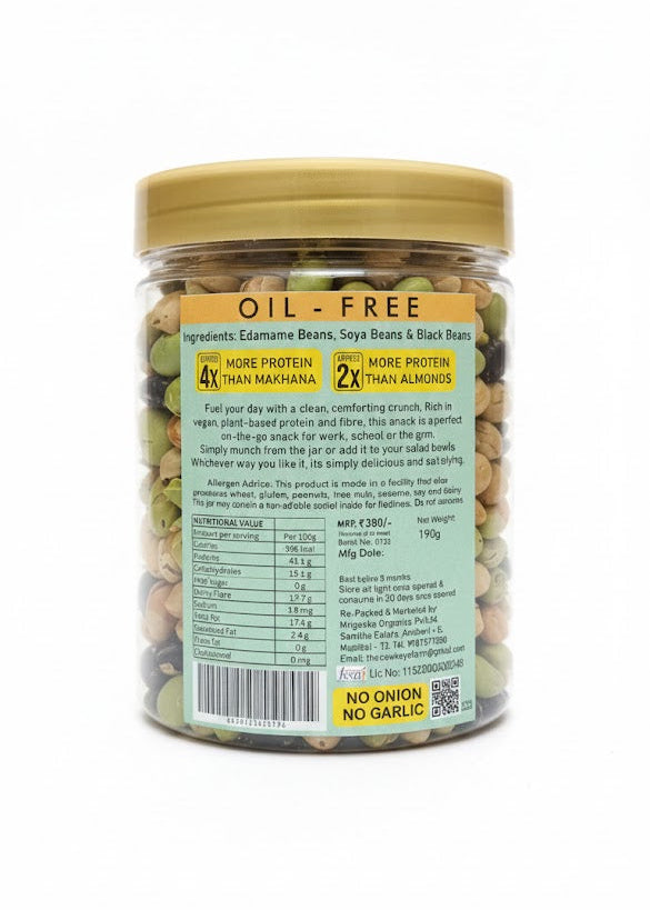 Roasted Chatpata Three -Bean Protein Crunch