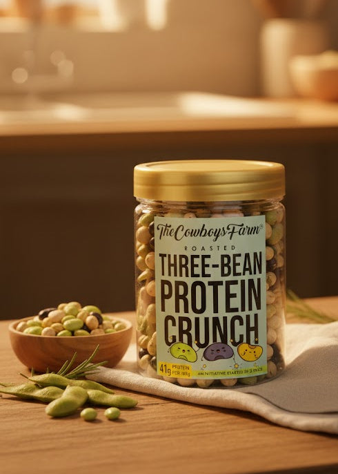Roasted Three -Bean Protein Crunch (190 gms)