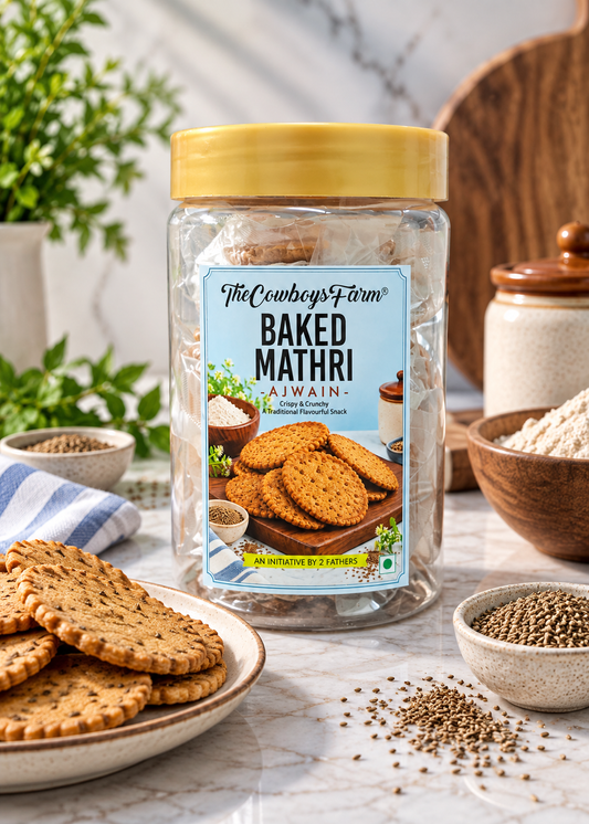 Baked Ajwain Mathri