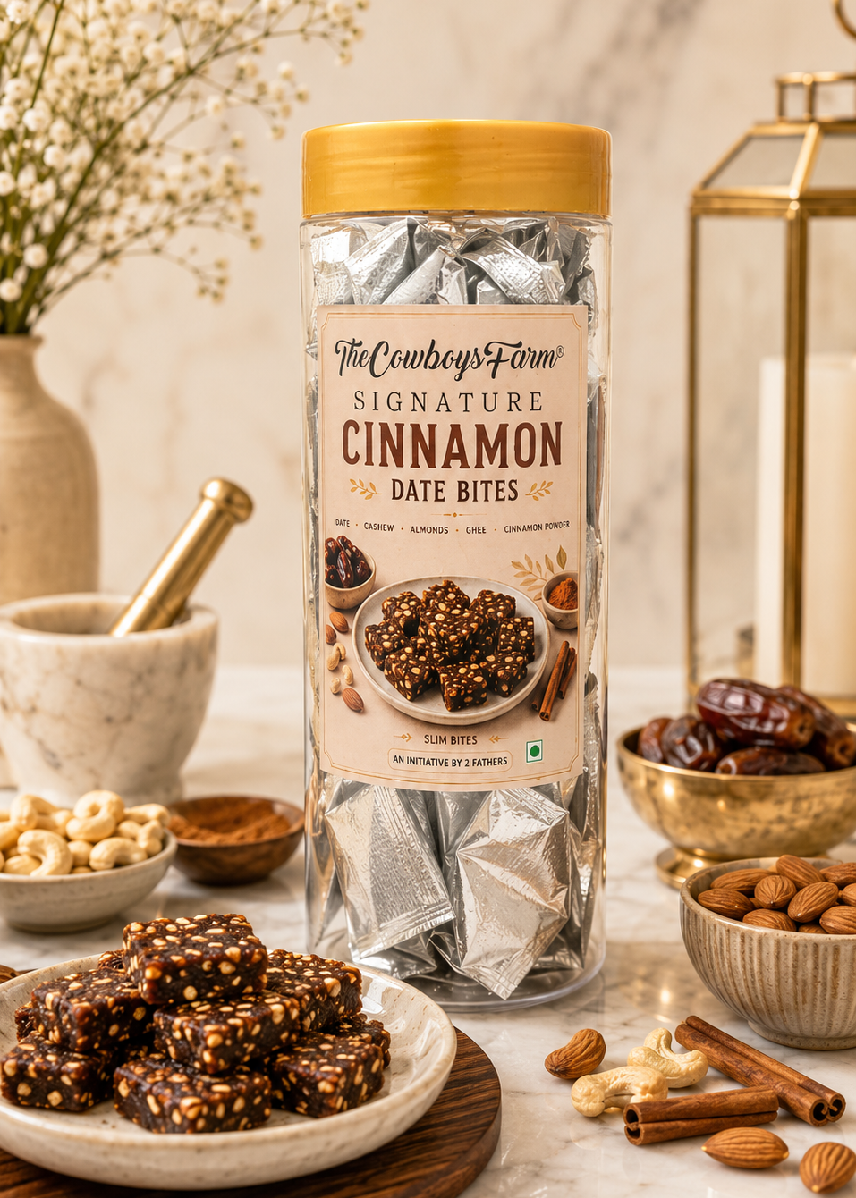 Cinnamon Date Bites