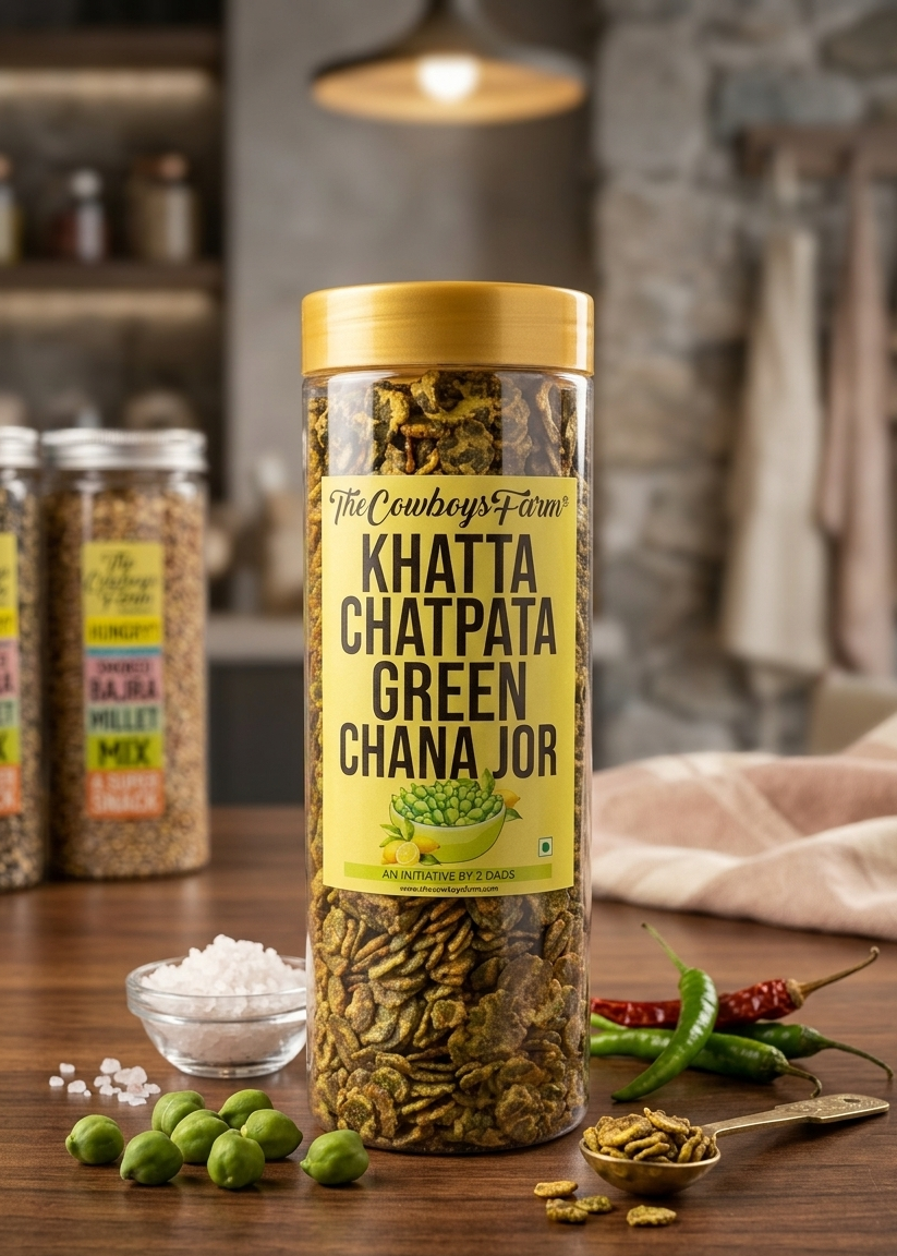 Green Chana Jor - Khatta & Chatpata (240g)