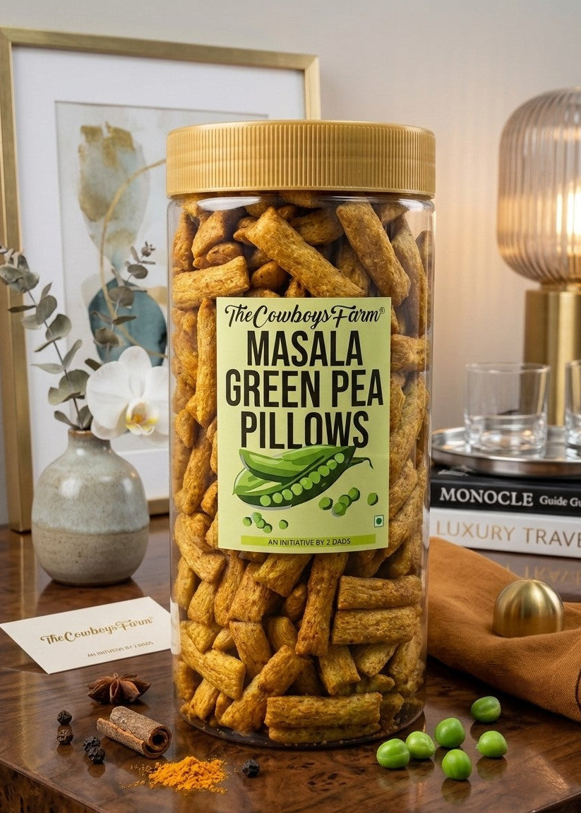 Masala Green Pea Pillows