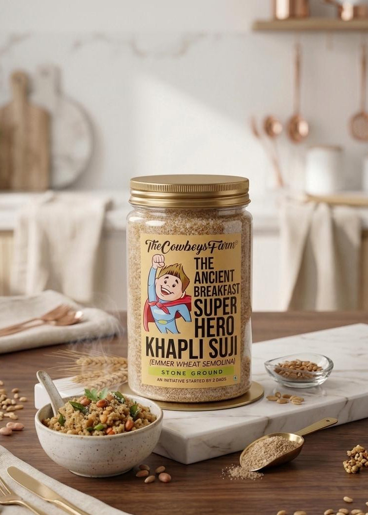 Khapli Suji (Emmer Wheat Semolina)