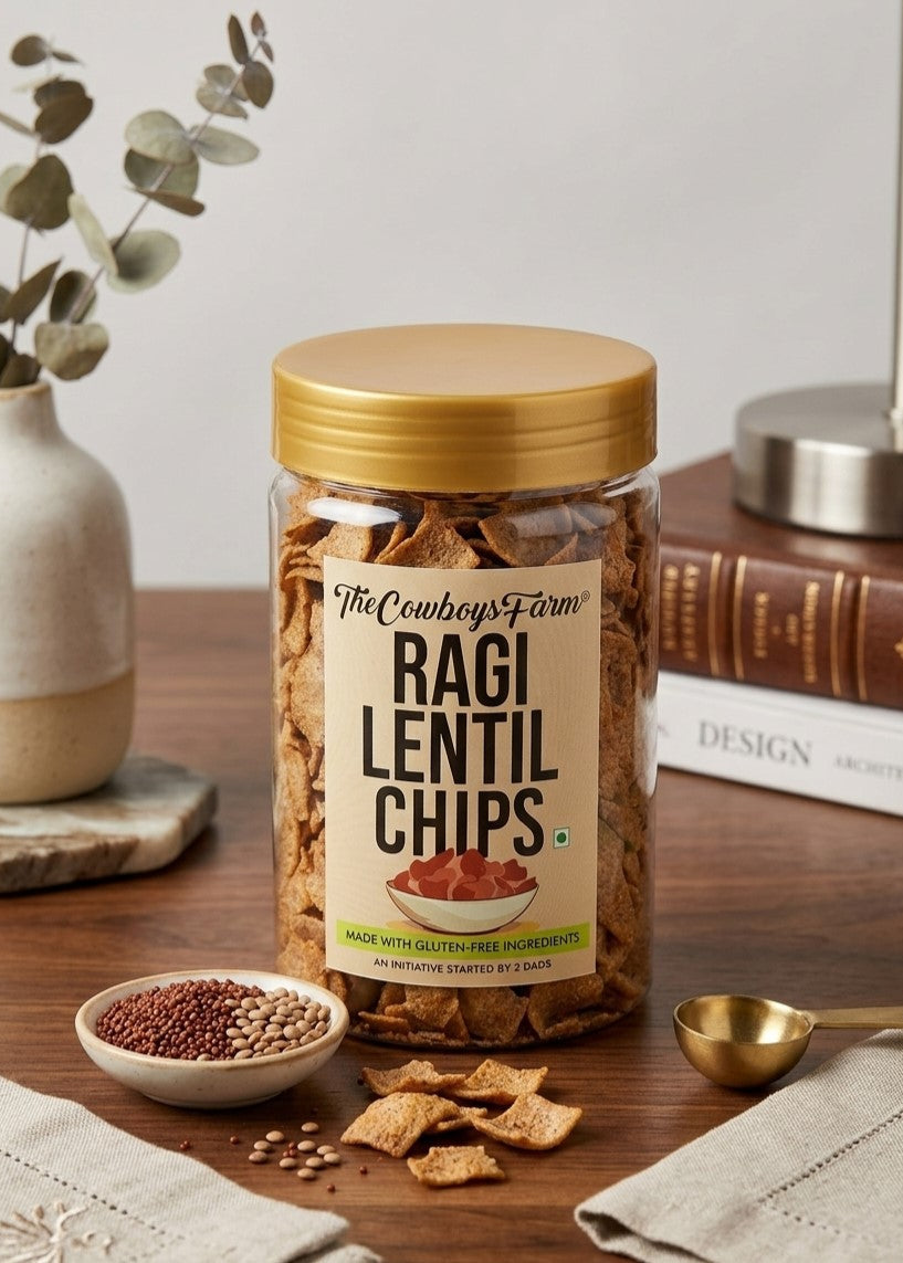 Ragi Lentil Chips  (Made with gluten free ingredients)