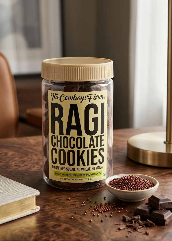 Wholesome Ragi Chocolate Cookies
