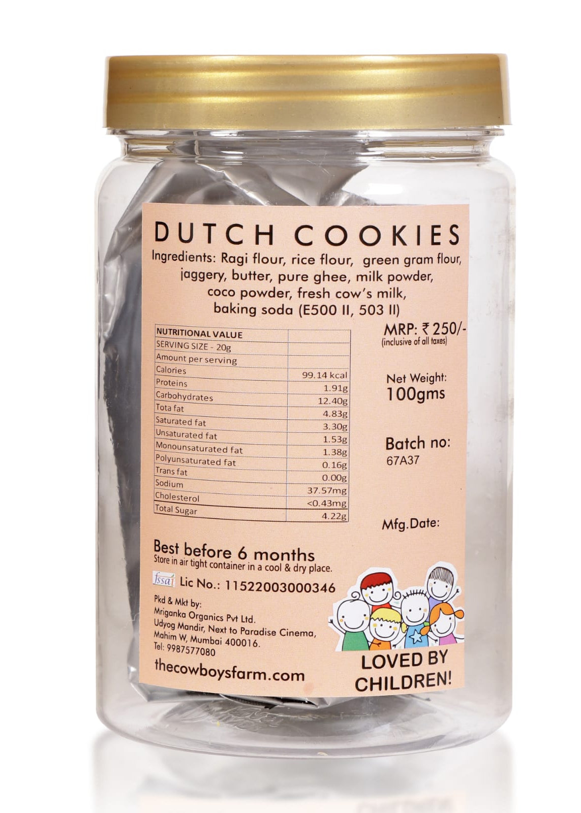 Delicious Ragi & Rice Dutch Cookies