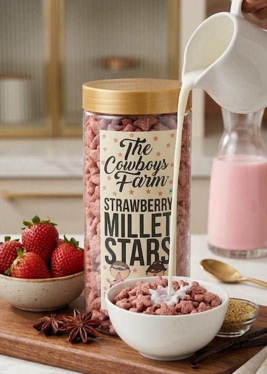 Strawberry Millet Stars