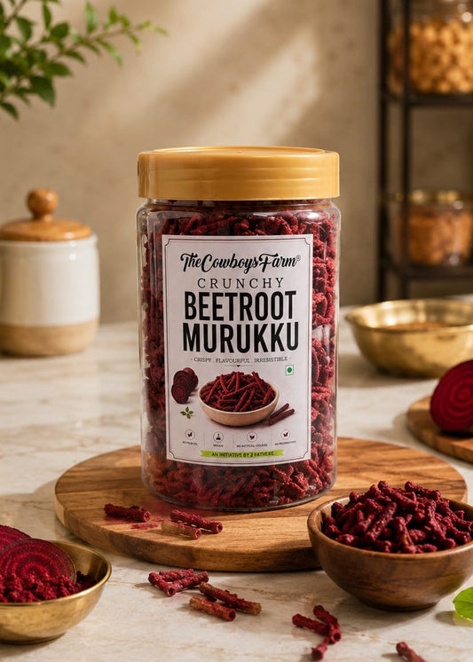 Beetroot Murukku Sticks