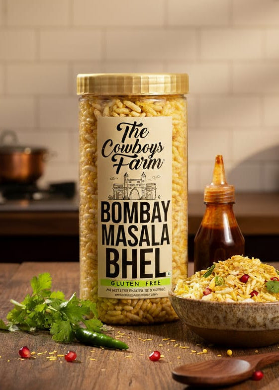 Bombay Masala Bhel (Made with gluten free ingredients)