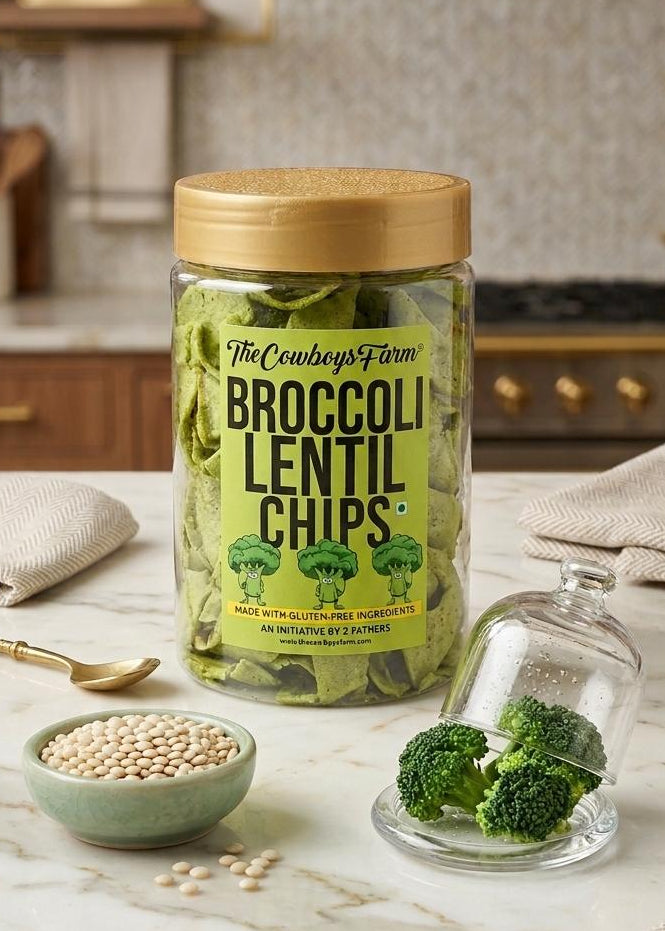 Broccoli Chips (Made with gluten free ingredients)