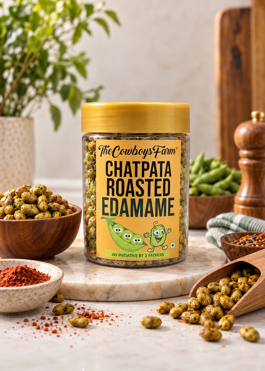 Roasted Chatpata Edamame