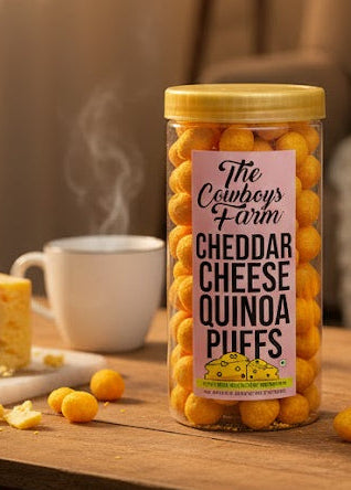 Cheddar Cheese Quinoa Puffs (170 GMS)