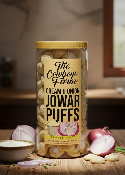Cream & Onion Jowar Puff