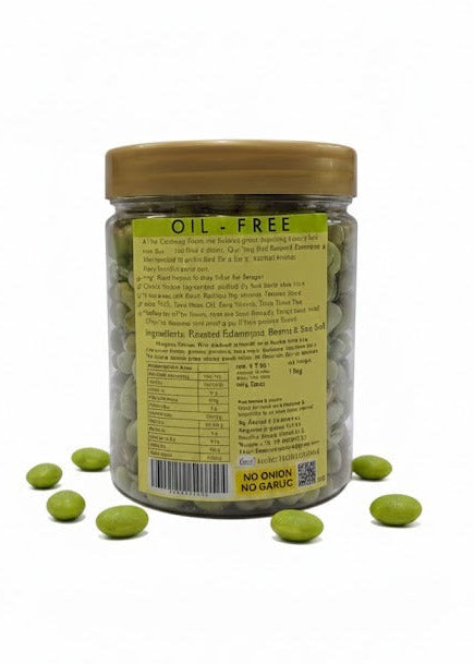 Roasted Edamame – High-Protein Sea Salt Super Crunch (190 gms)