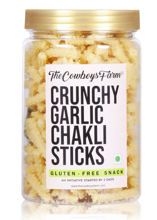 Crunchy Garlic Chakli Sticks (200gms)