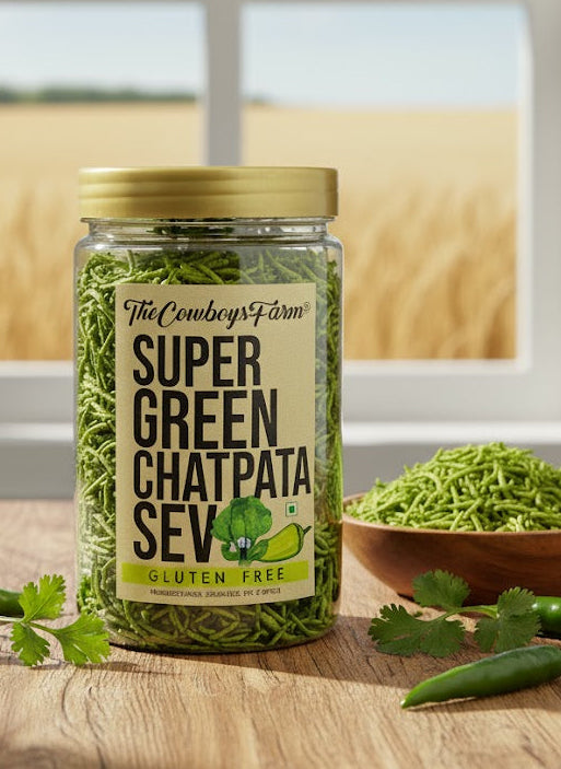 Super Green Chatpata Sev ( Spinach) 200 GMS