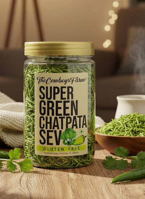 Super Green Chatpata Sev ( Spinach) 200 GMS