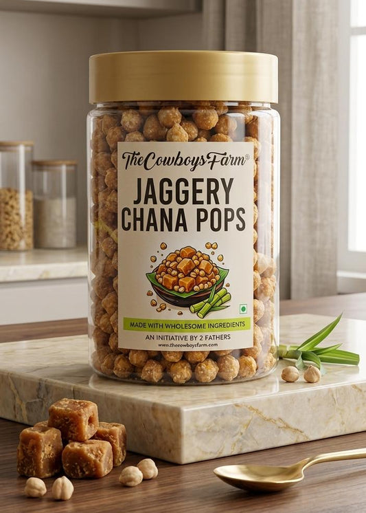 Jaggery Chana Pops (Made with gluten free ingredients)
