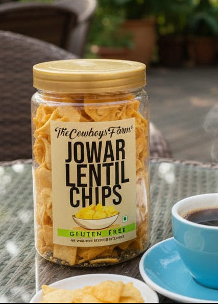 Jowar Lentil Chips  (Made with gluten free ingredients)