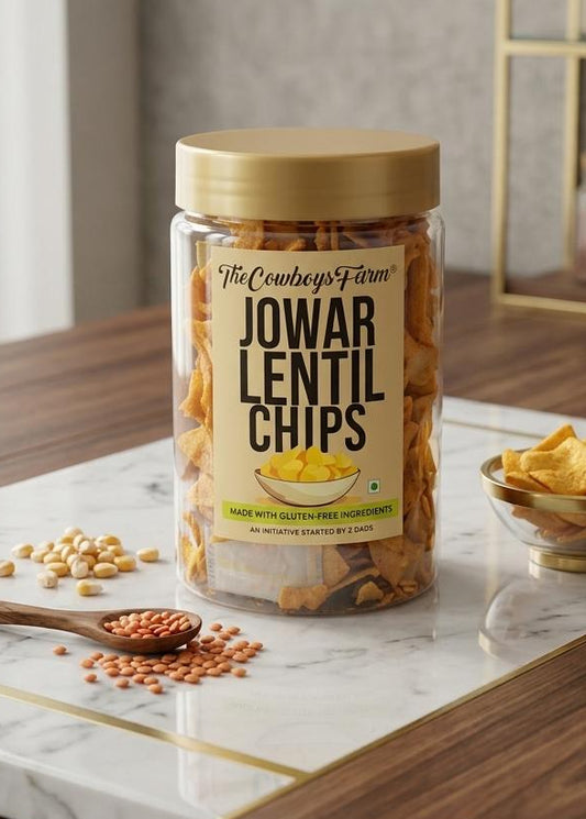 Jowar Lentil Chips  (Made with gluten free ingredients)