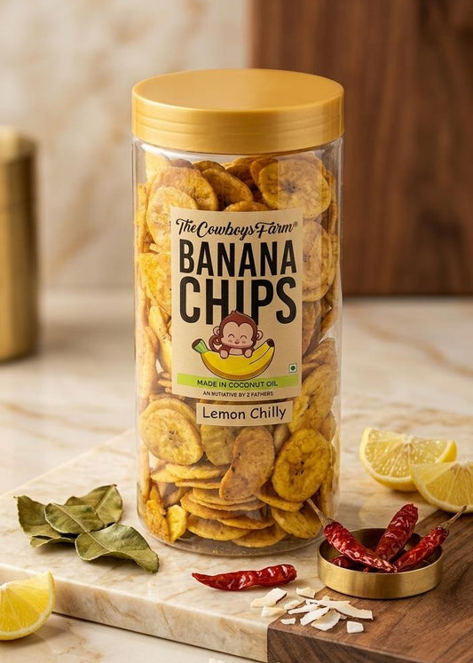 Lemon Chilly Banana Chips (400g)