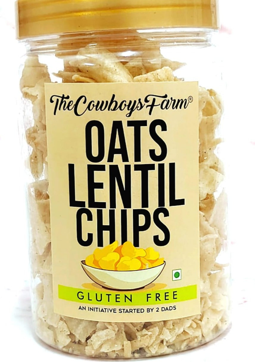 Oats Lentil Chips (Cream & Onion)