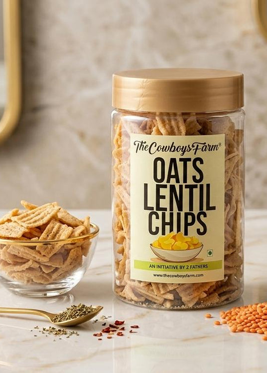 Oats Lentil Chips - Cream & Onion