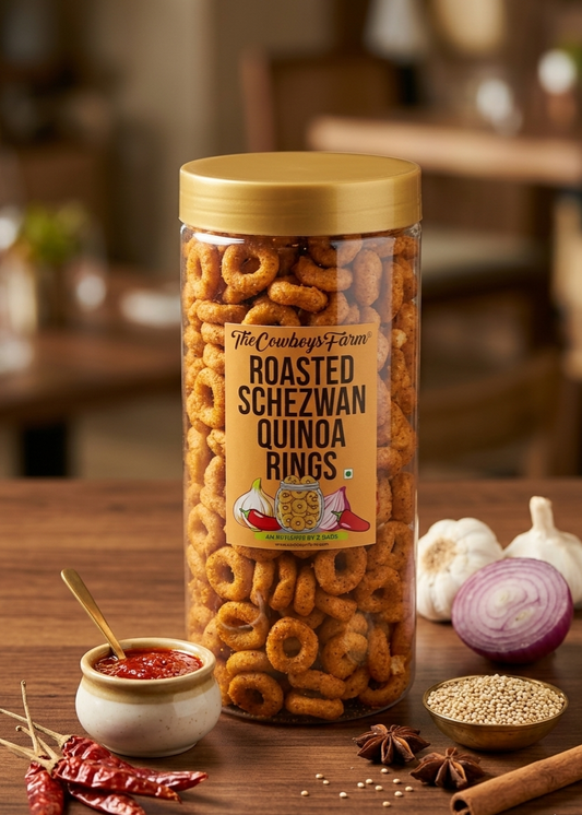 Roasted Schezwan Quinoa Rings (220g)