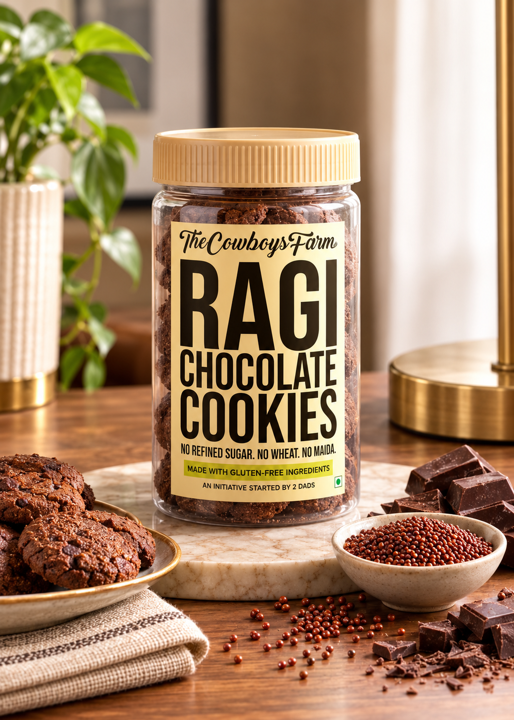 Ragi Chocolate Cookies