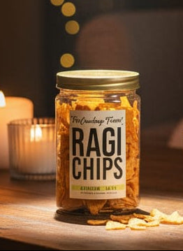 Ragi Lentil Chips - Spicy (Made with gluten free ingredients)