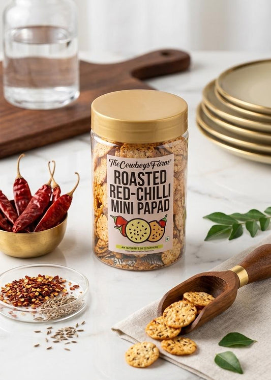 Roasted Red-Chilli Mini Papad