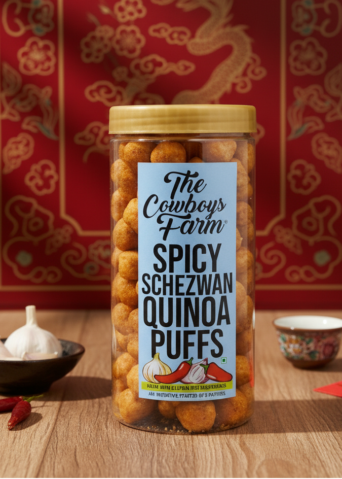 Spicy Schezwan Quinoa Puffs (170g)