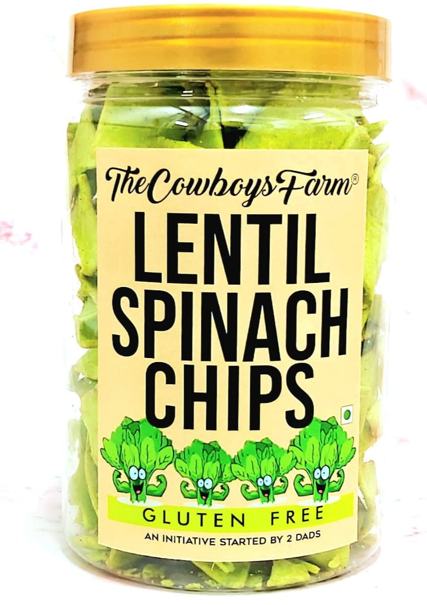 Spinach Lentil Chips