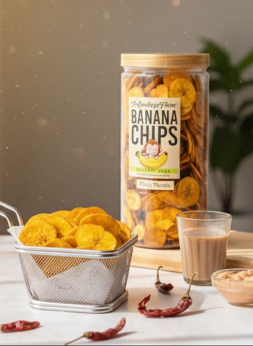 Spicy Banana Chips (400g)