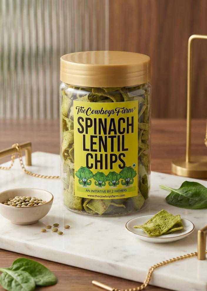 Spinach Lentil Chips