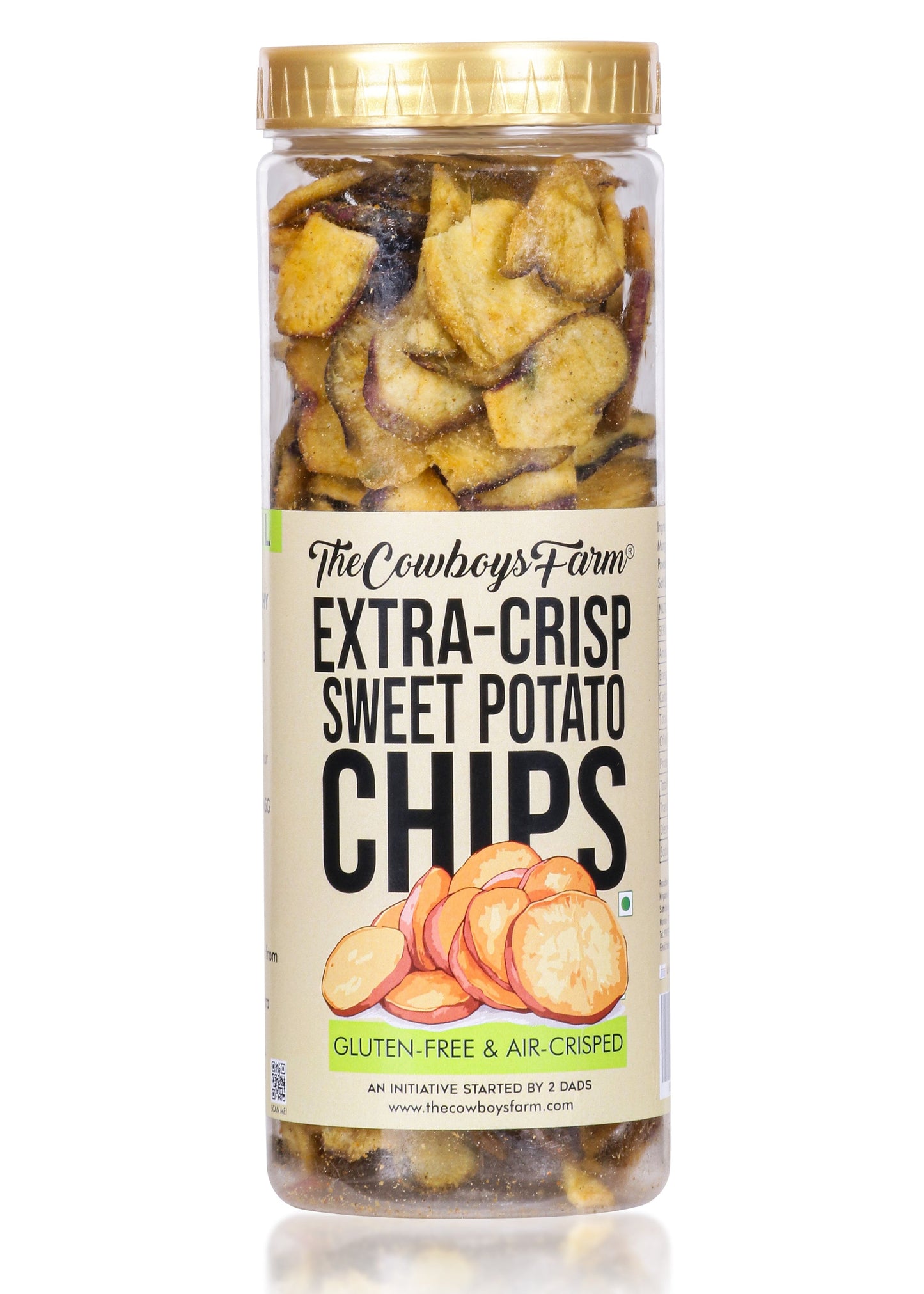 Sweet Potato Chips with Extra Crunch  (Air Crisped)